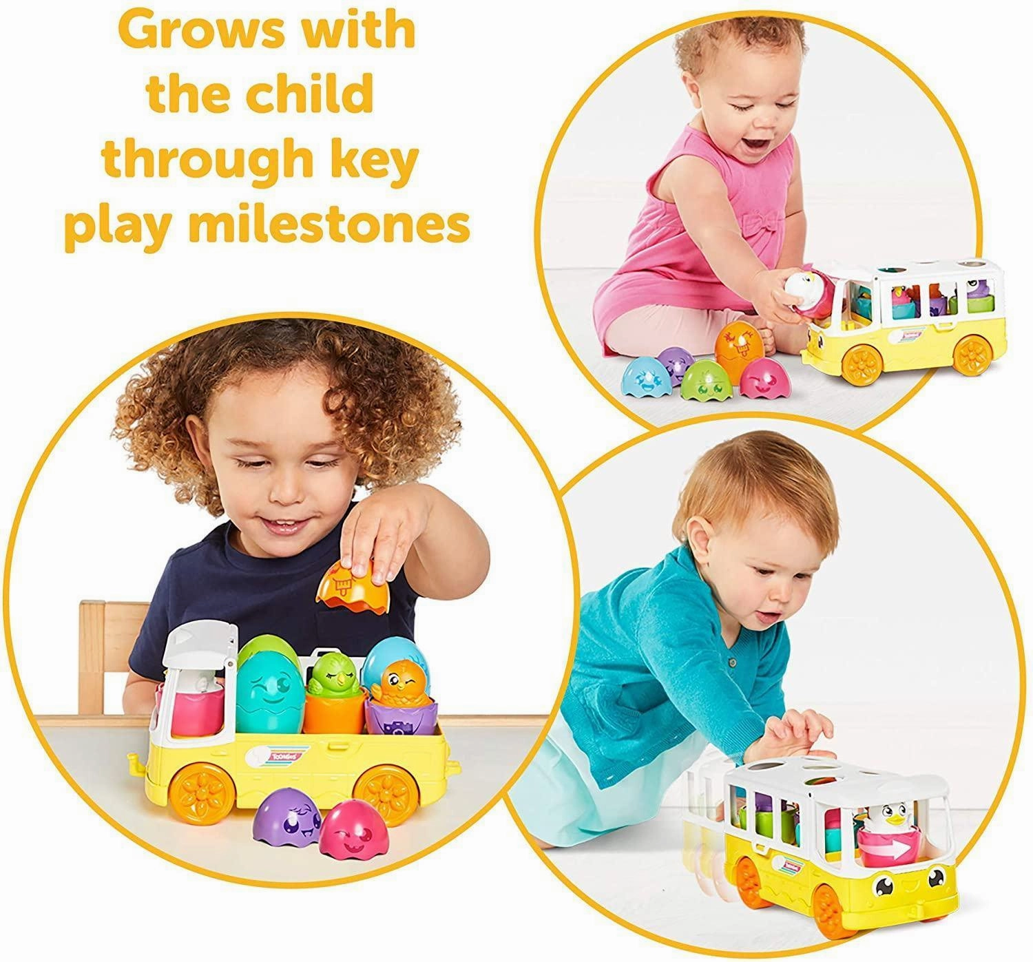 Toomies Tomy Hide and Squeak Egg Bus