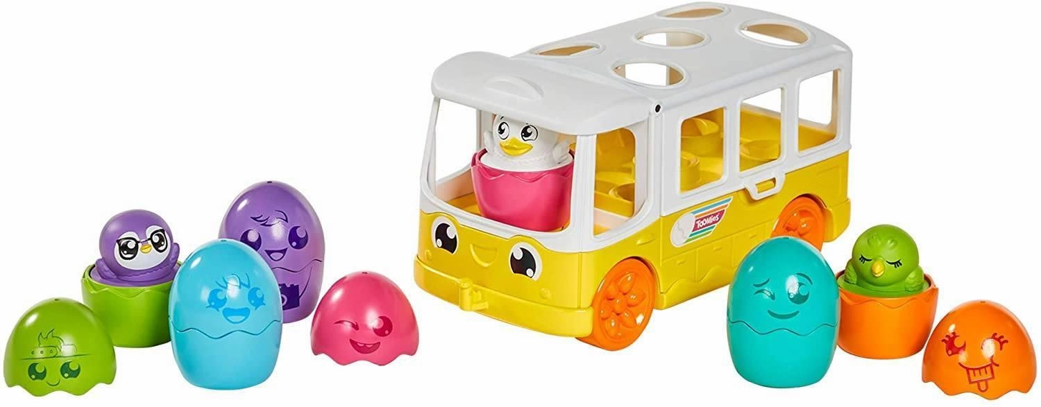 Toomies Tomy Hide and Squeak Egg Bus