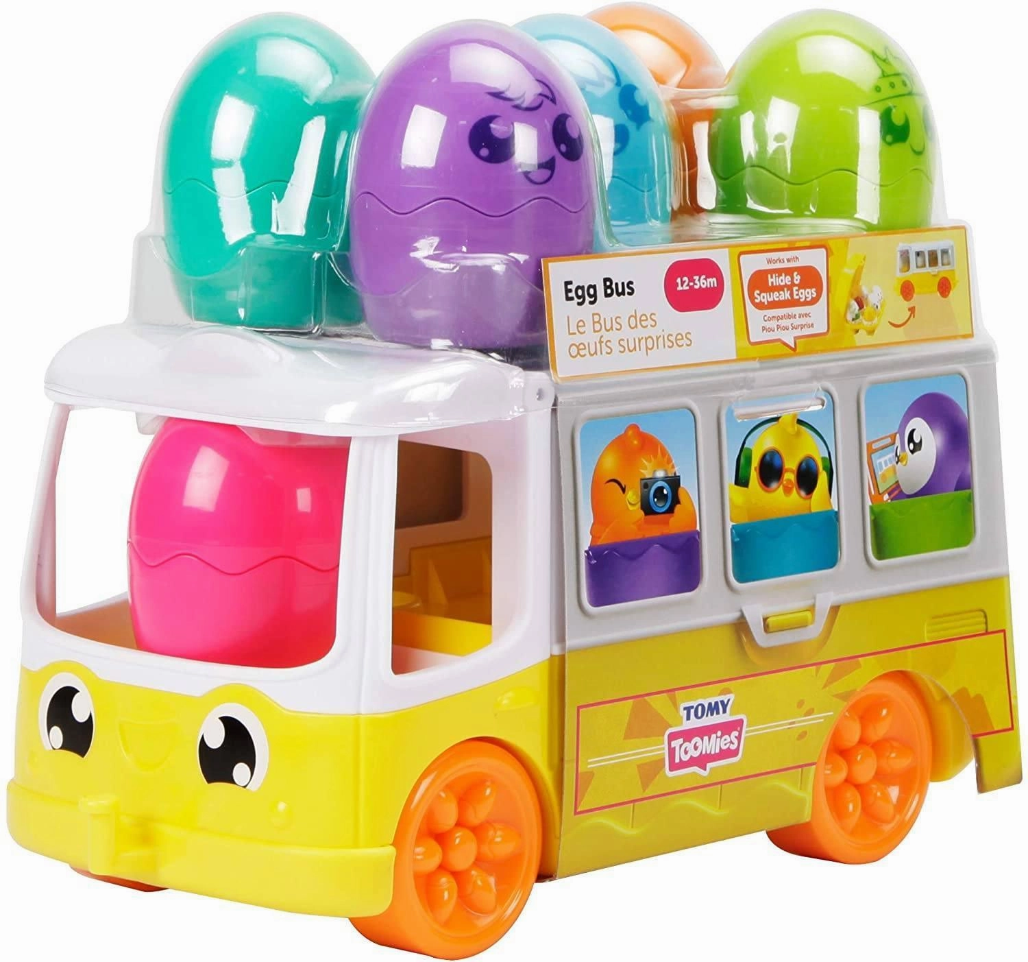 Toomies Tomy Hide and Squeak Egg Bus
