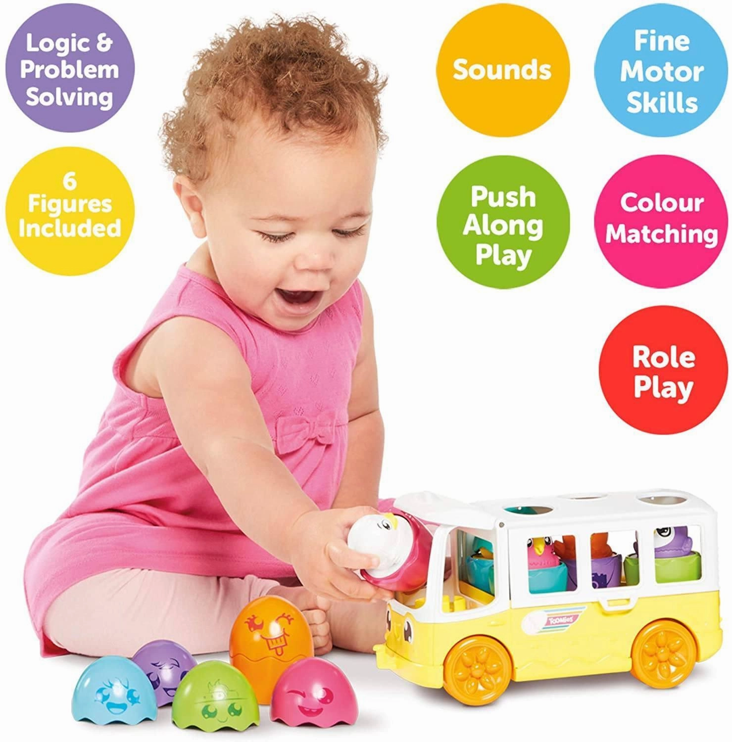 Toomies Tomy Hide and Squeak Egg Bus