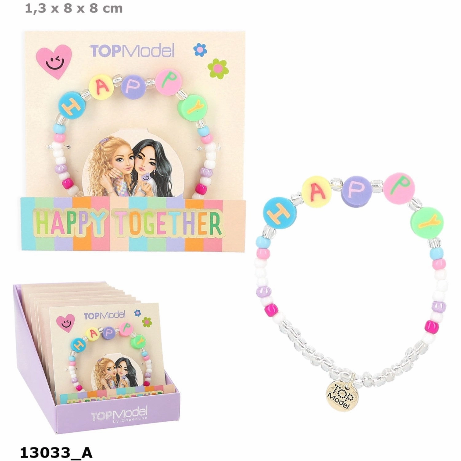 TOPModel Armbnd M/Tekst Joy
