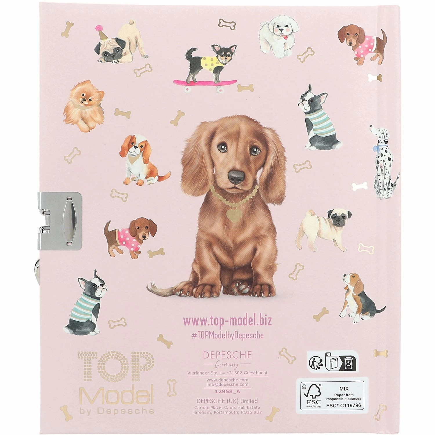 TOPModel Diary Kitty And Doggy Dog