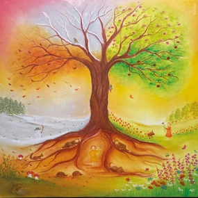 Toverlux Baukje Exler Silhouette, Tree of Seasons