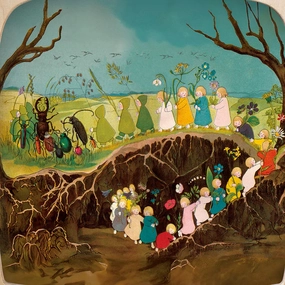 Toverlux The Story of the Root Children Silhouette, Spring