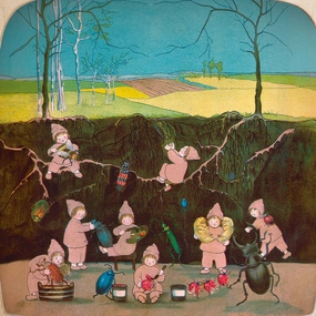 Toverlux The Story of the Root Children Silhouette, Winter