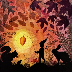 Toverlux Vogel Geluk Silhouette, Little Lantern