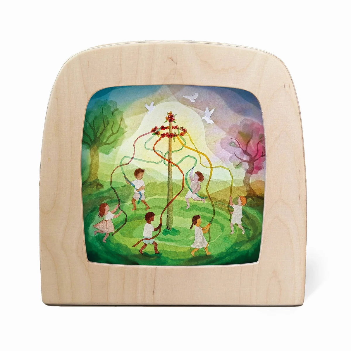Toverlux Vogel Geluk Silhouette, Ribbon Dance