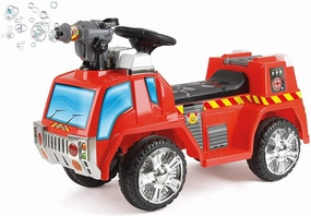Toyrific Bubbles Children's Battery Ride-on Fire Engine