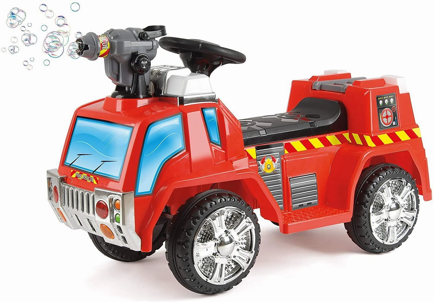 Toyrific Bubbles Children's Battery Ride-on Fire Engine
