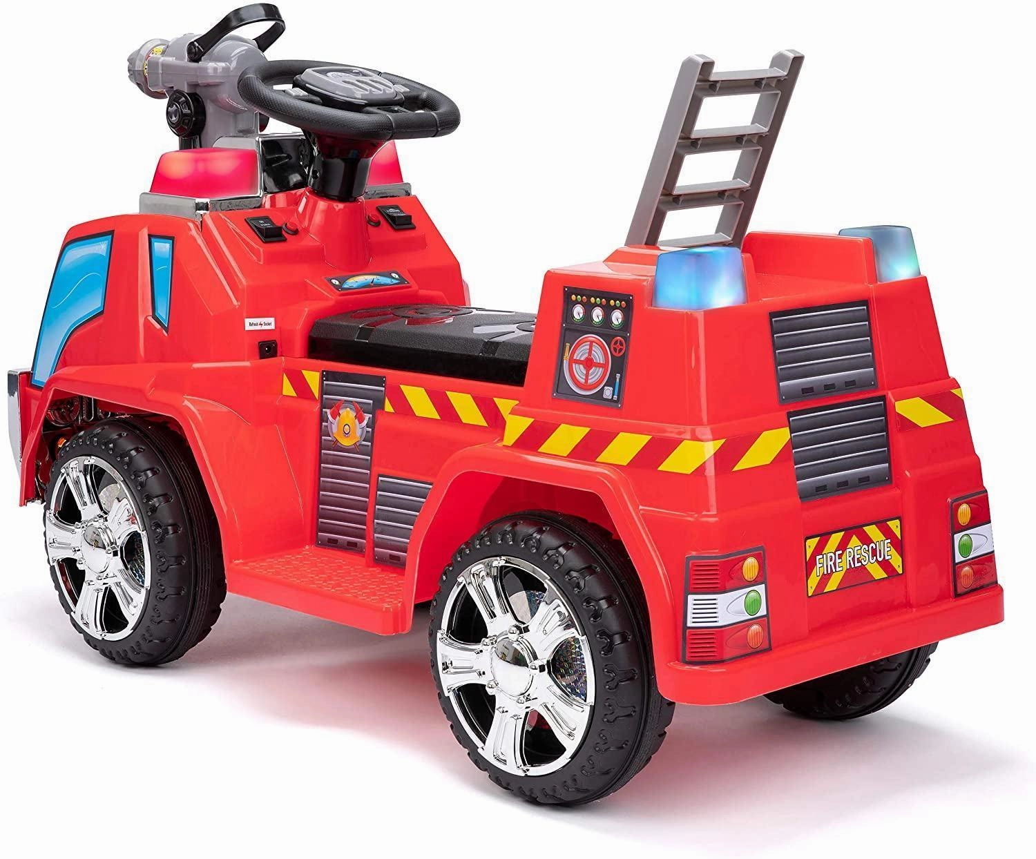 Toyrific Bubbles Children's Battery Ride-on Fire Engine