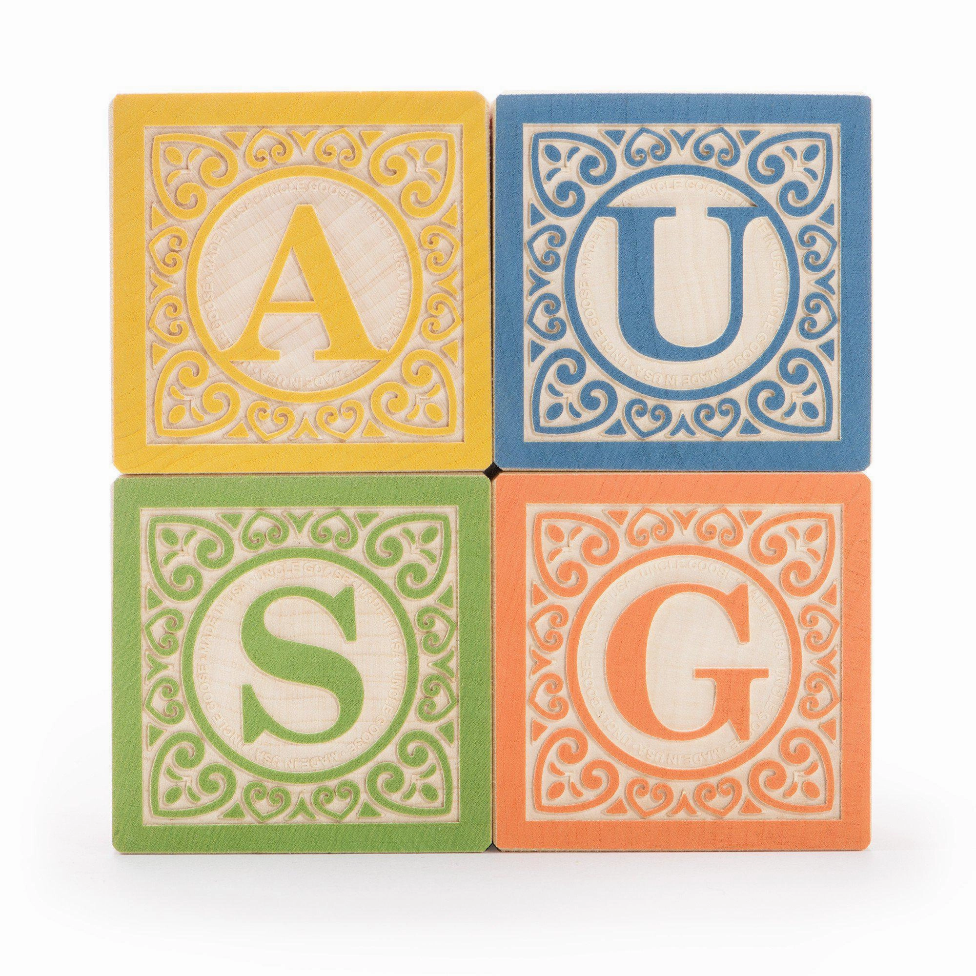 Uncle Goose Classic ABC Blocks