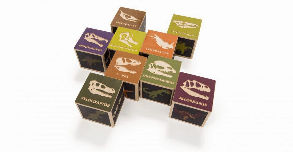 Uncle Goose Dinosaur Blocks