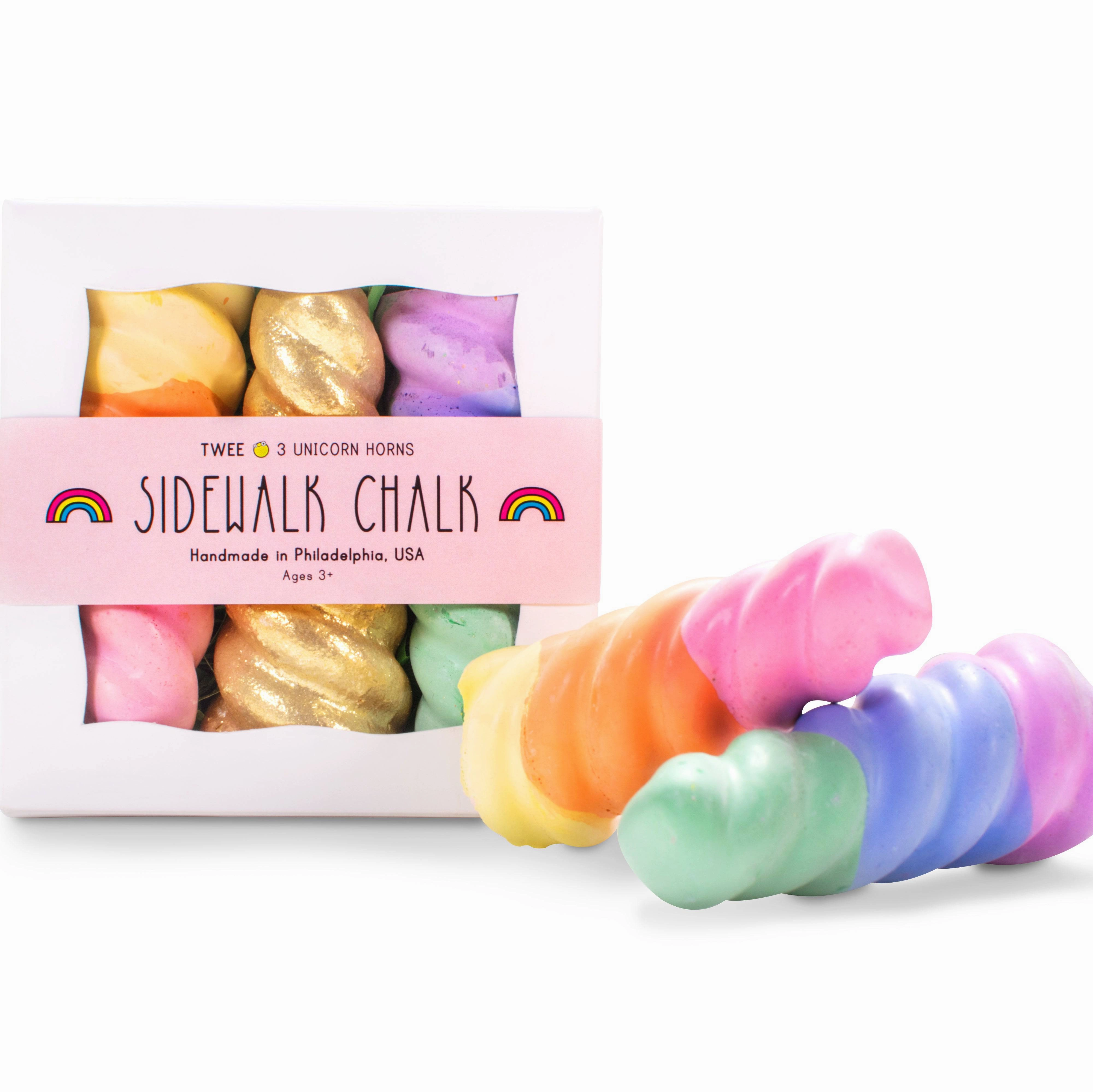 Unicorn Horn Sidewalk Chalk - Pastel