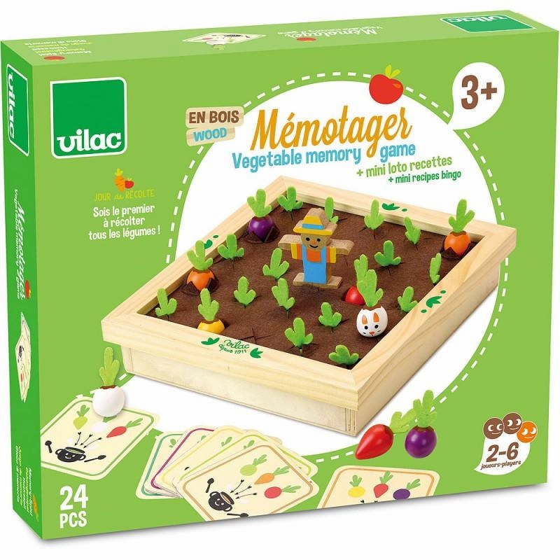Vegetable Garden Memory Game by Vilac