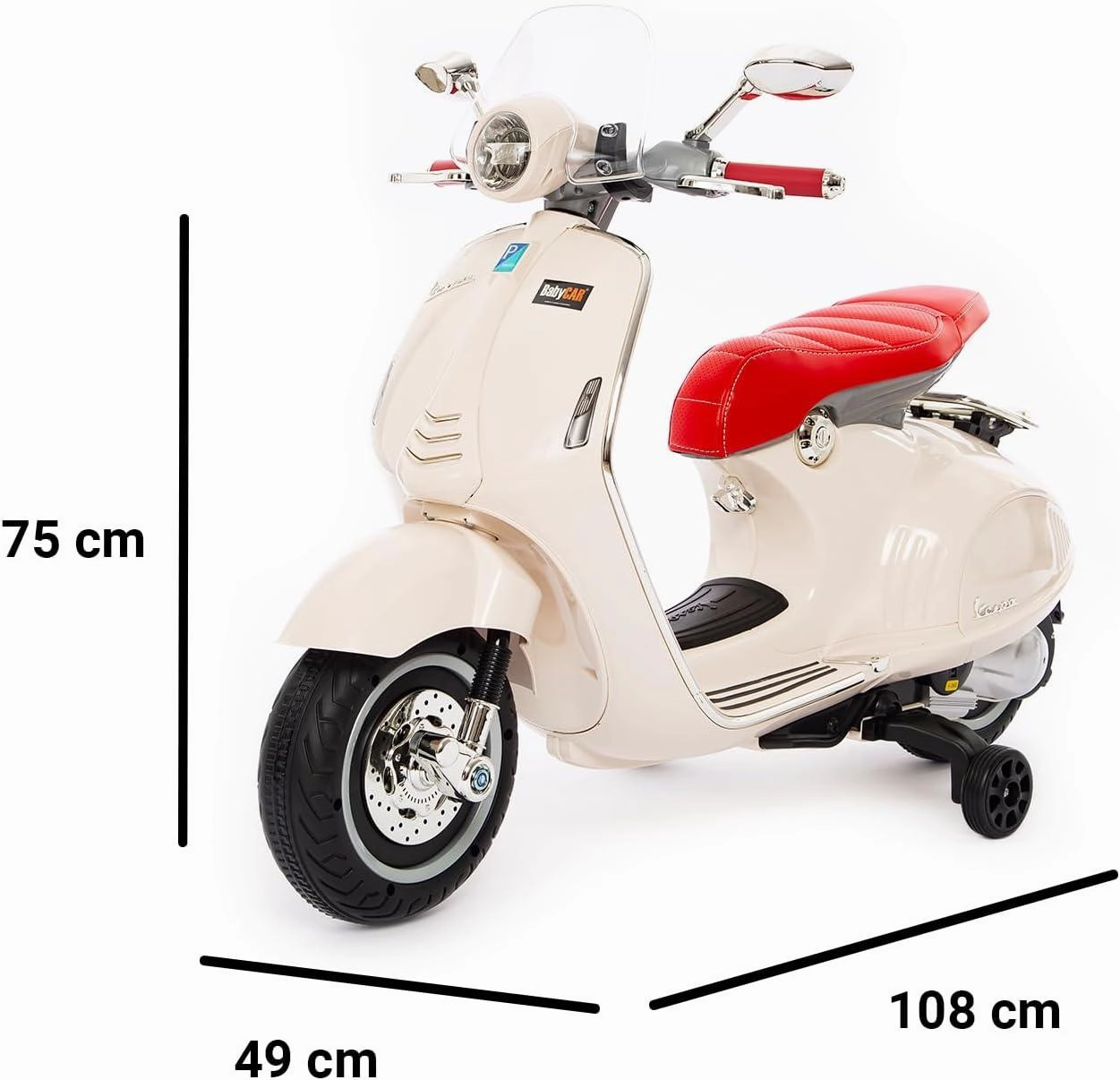 Vespa 946 Kids Electric 12V Battery Powered Motorbike Ride-on