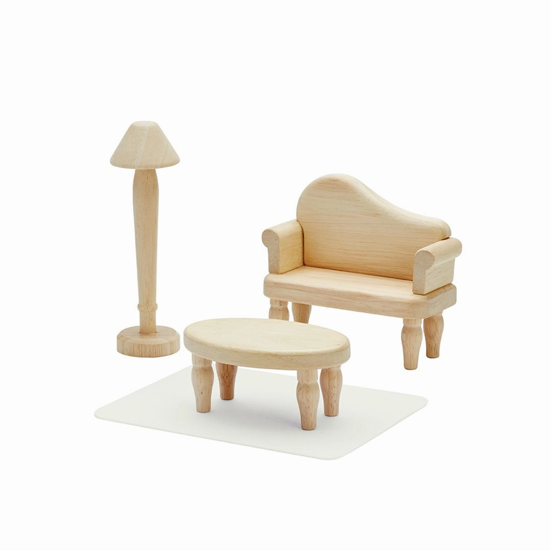 Victorian Wooden Dollhouse Furniture Set