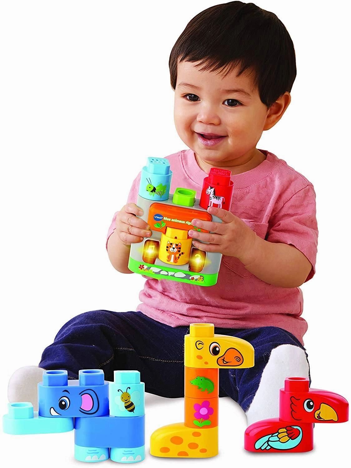 VTech 6046 Bla-Bla Blocks Electronic Building Kit With Funny Animals
