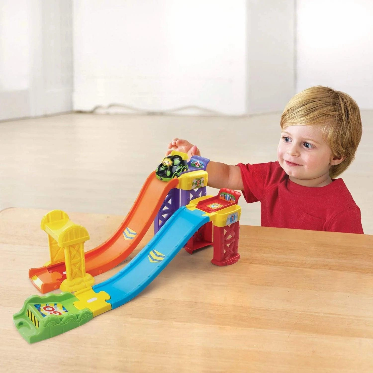 VTech Go! Go! Smart Wheels 3-in-1 Launch and Play Raceway Playset
