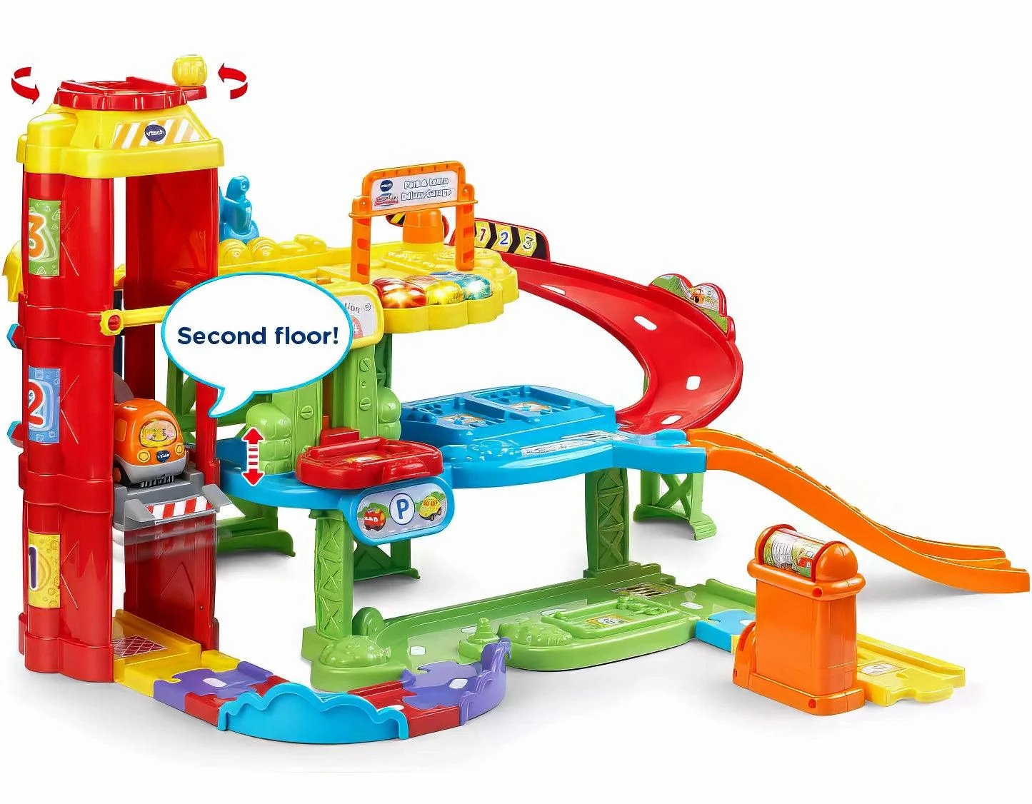 VTech Go! Go! Smart Wheels - Park & Learn Deluxe Garage - Greek