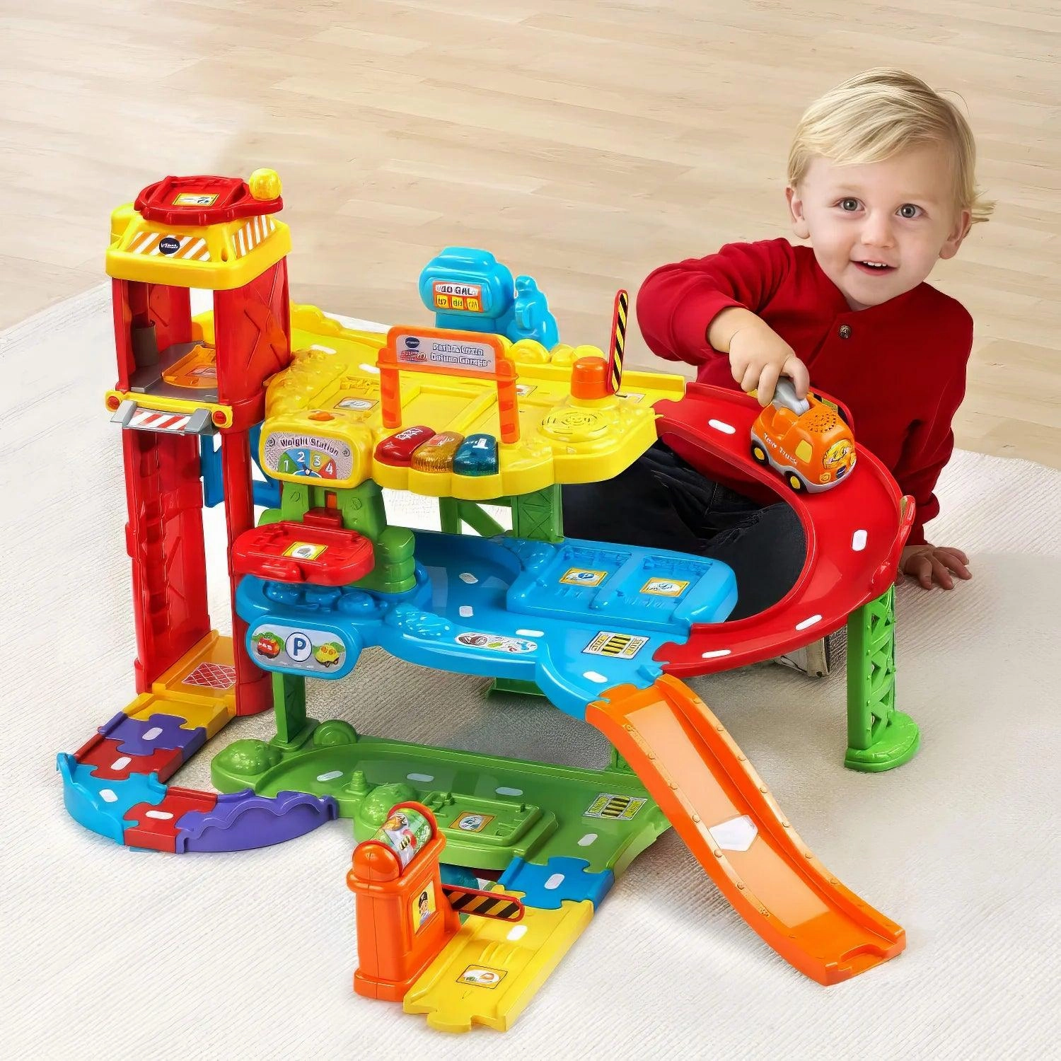 VTech Go! Go! Smart Wheels - Park & Learn Deluxe Garage - Greek