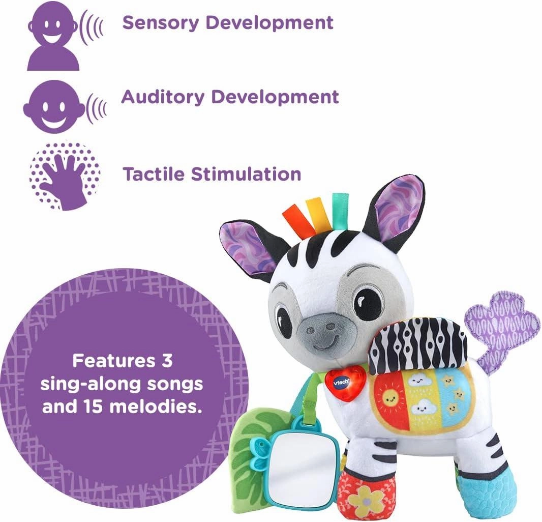 VTech On-the-Go Soft Zebra