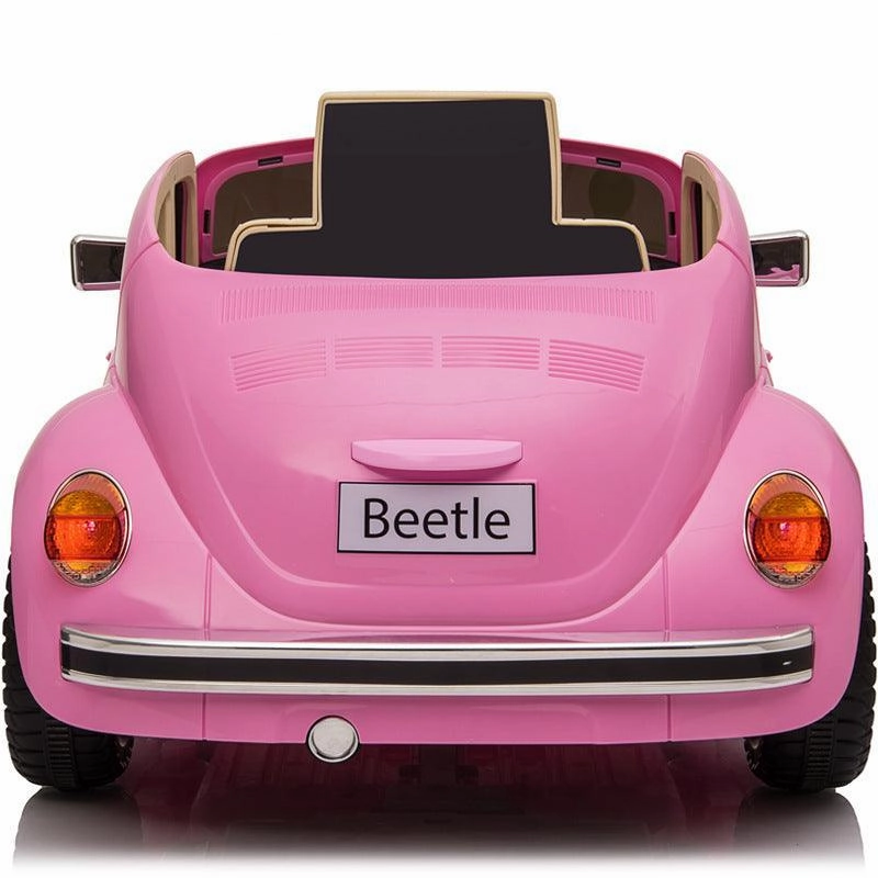 VW Beetle 12V Battery Ride-on Car with Remote Control - Colour Pink