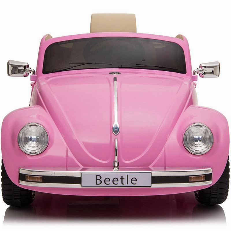 VW Beetle 12V Battery Ride-on Car with Remote Control - Colour Pink