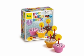 Wooden Birthday Cupcakes