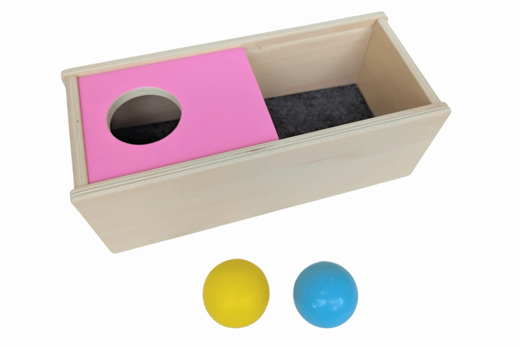 Wooden Box with Sliding Top