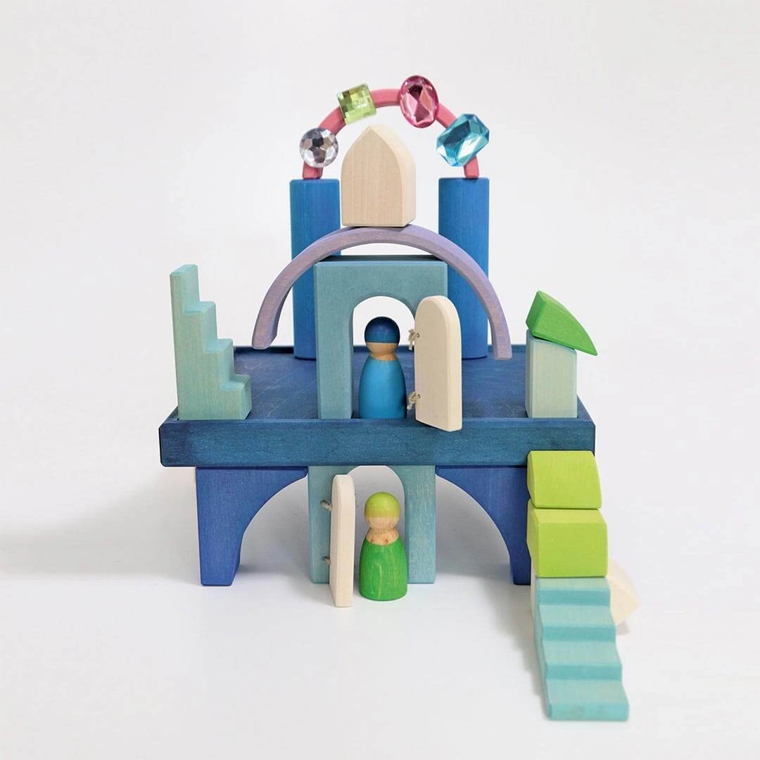 Wooden Building World Polar Light Set