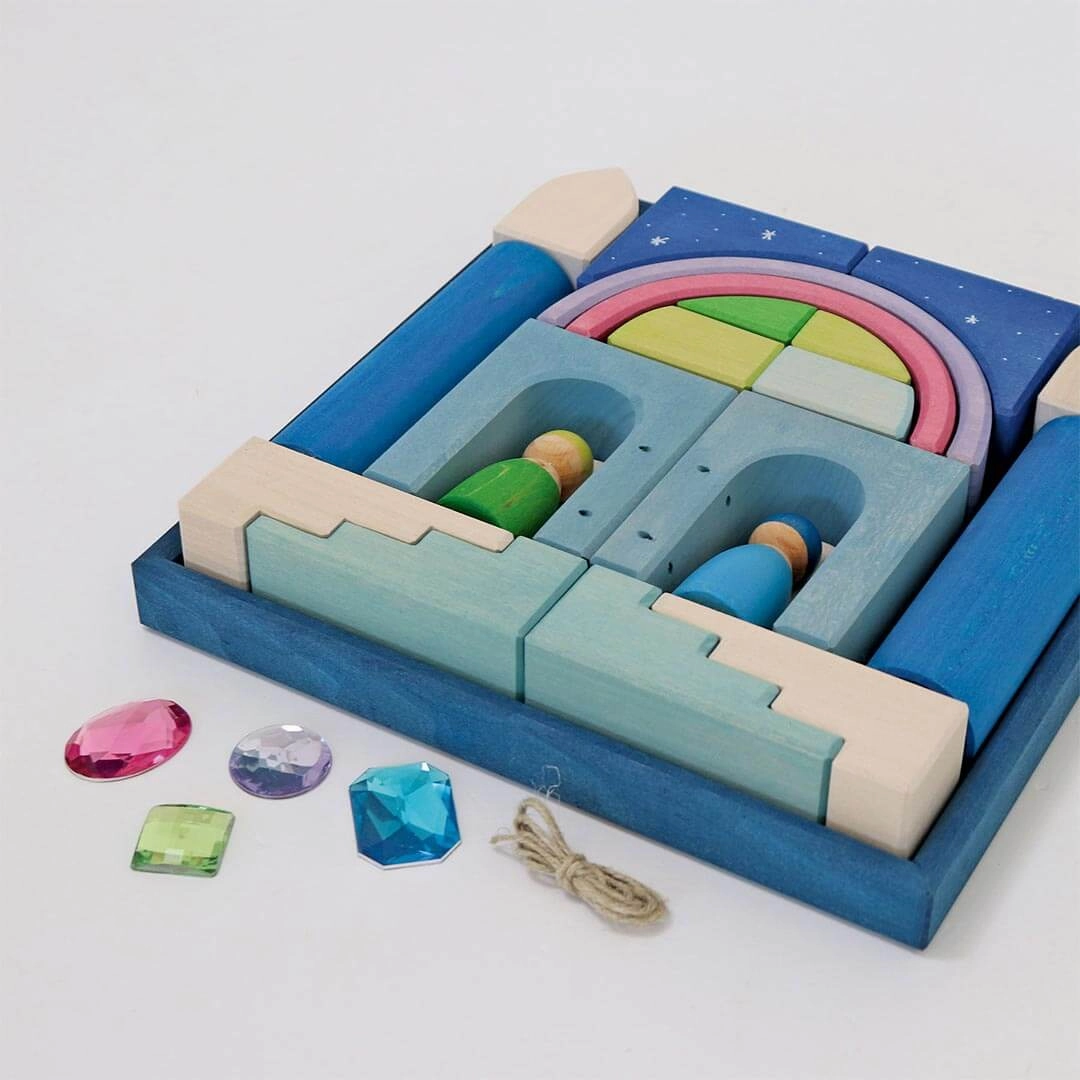 Wooden Building World Polar Light Set