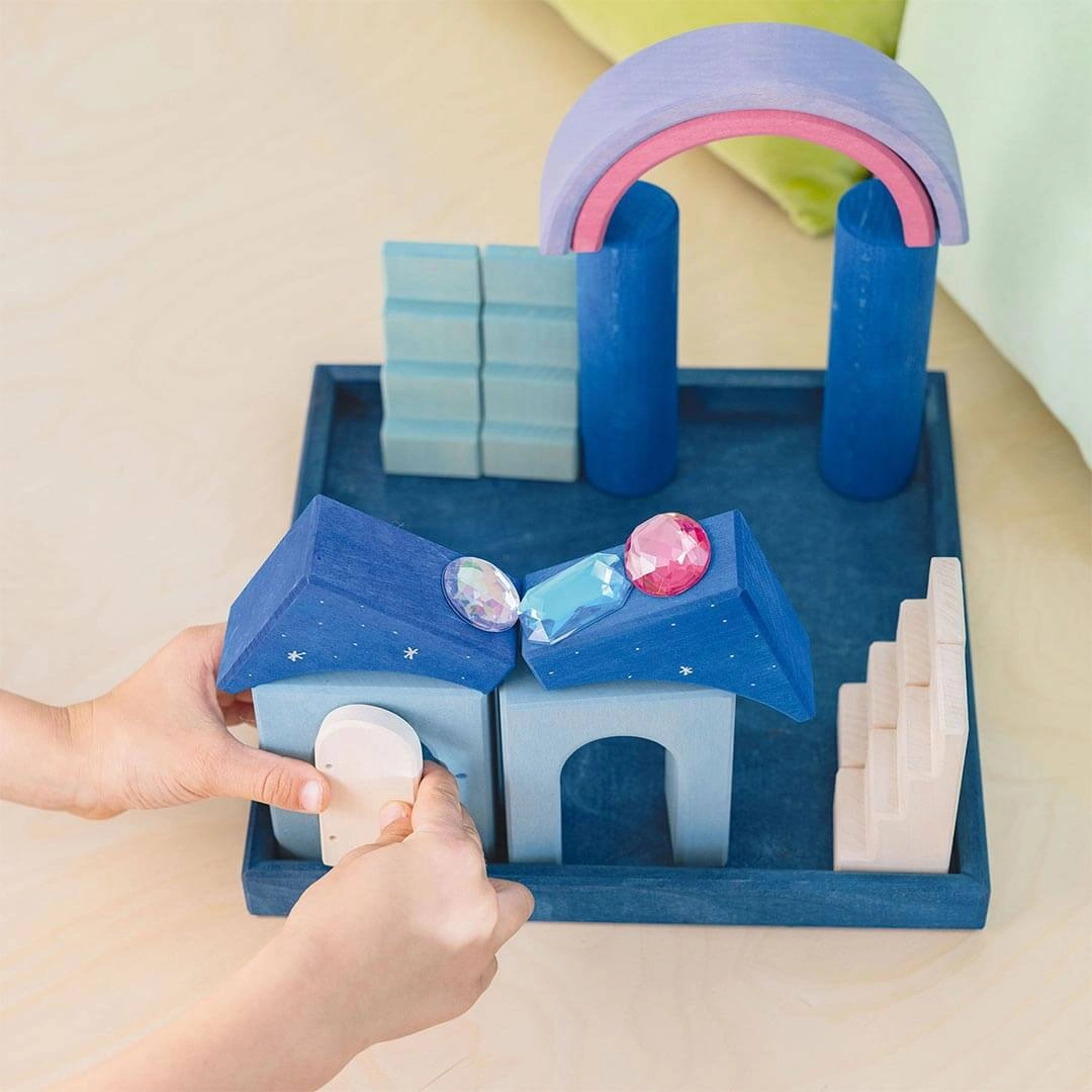 Wooden Building World Polar Light Set