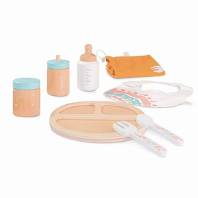 Wooden Doll Feeding Set