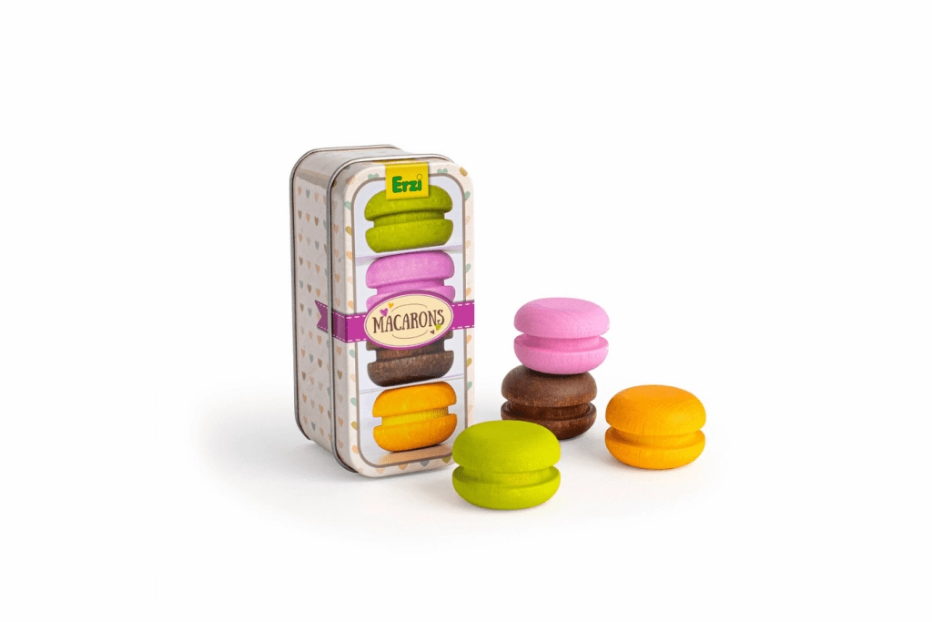Wooden Macarons