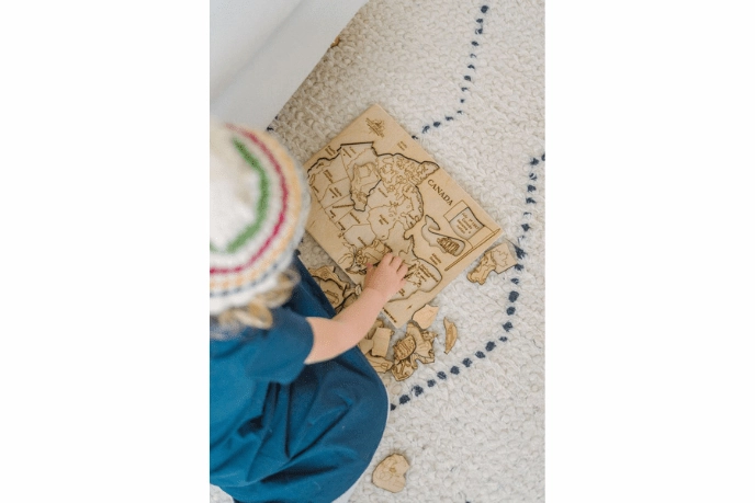 Wooden Map of Canada Puzzle