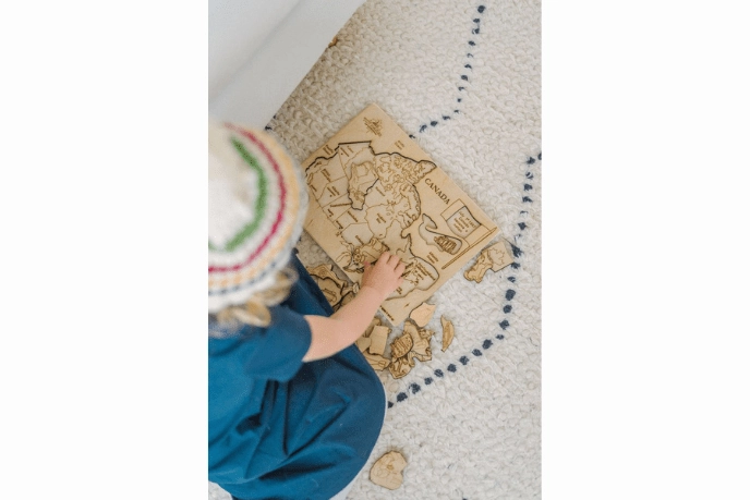 Wooden Map of Canada Puzzle