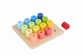 Wooden Peg Board
