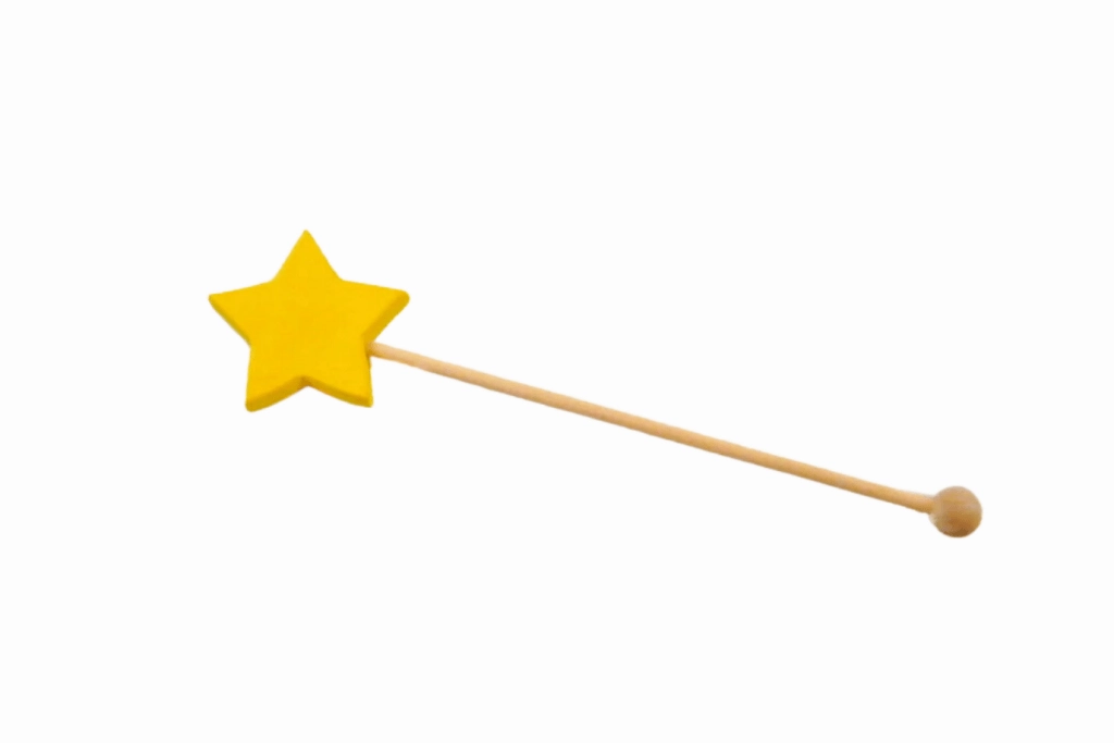 Wooden Star Wand