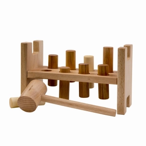 Wooden Story Pound A Peg