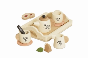 Wooden Tea Set with Tray