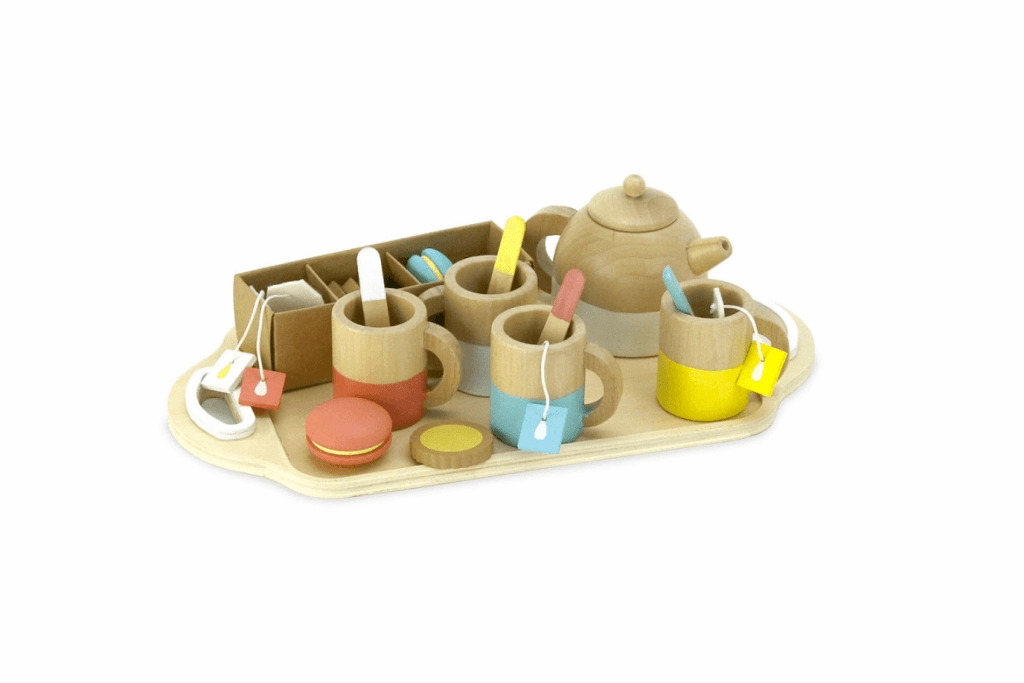 Wooden Tea Set