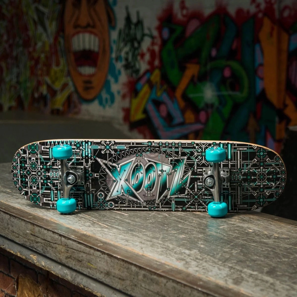 Xootz 31-inch Complete Double Kick Skateboard
