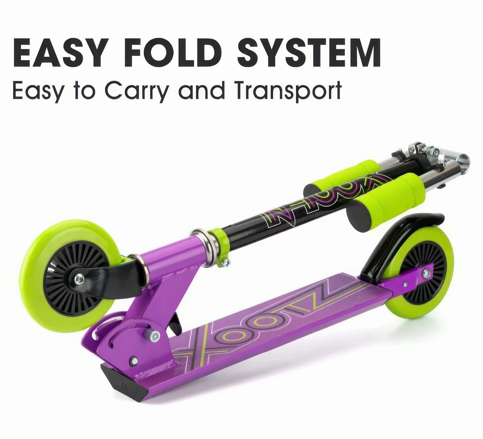 Xootz Atom Folding Scooter - Purple