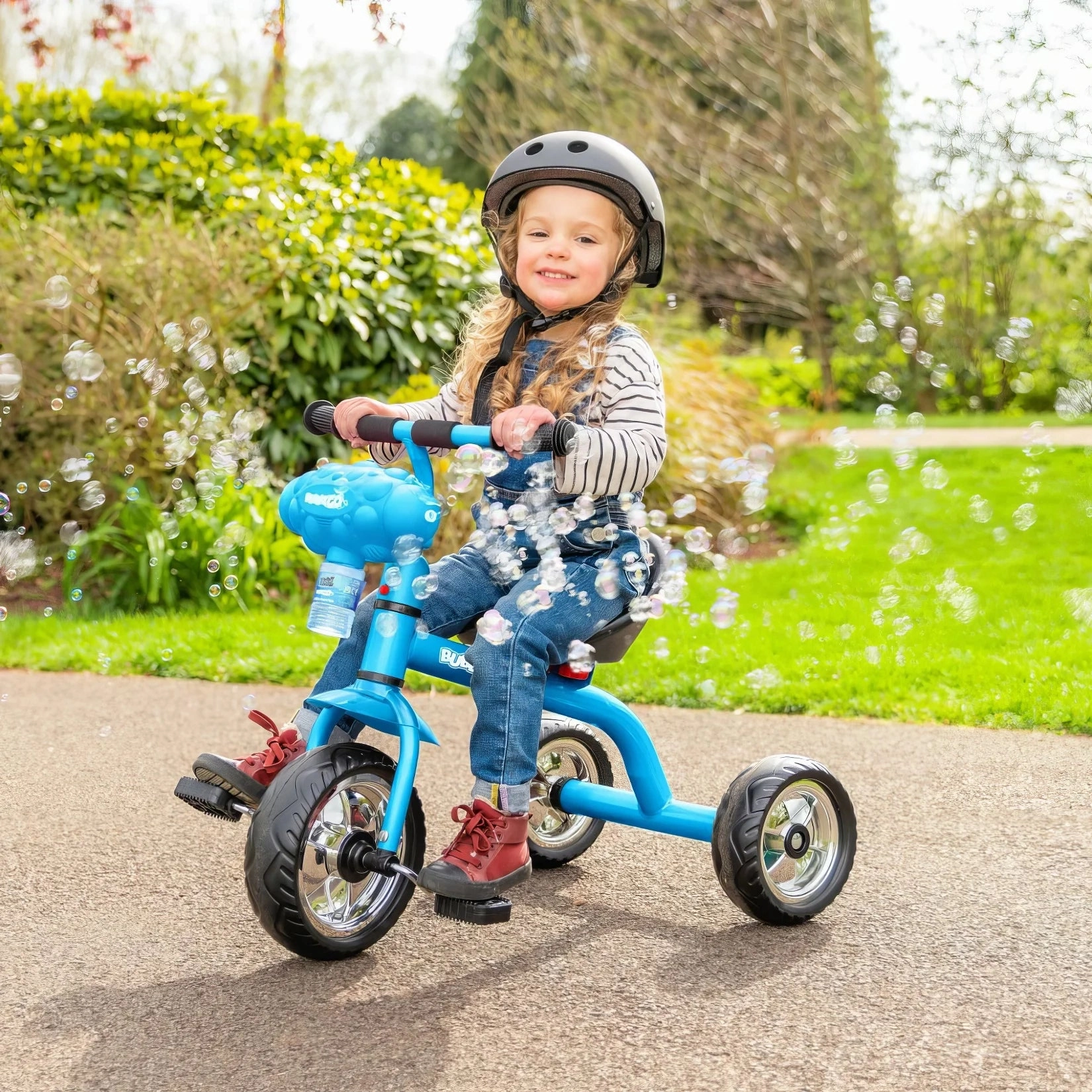 Xootz Bubble Go Trike - Kids Tricycle Blue
