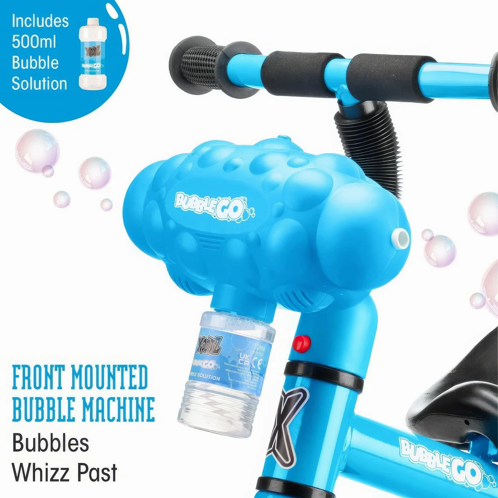 Xootz Bubble Go Trike - Kids Tricycle Blue
