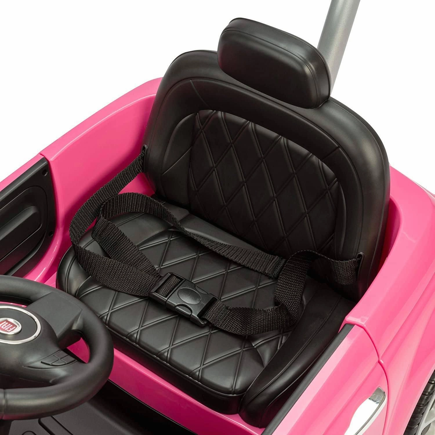 XOOTZ Fiat Kids Ride-On Car, Official Fiat 500, Pink