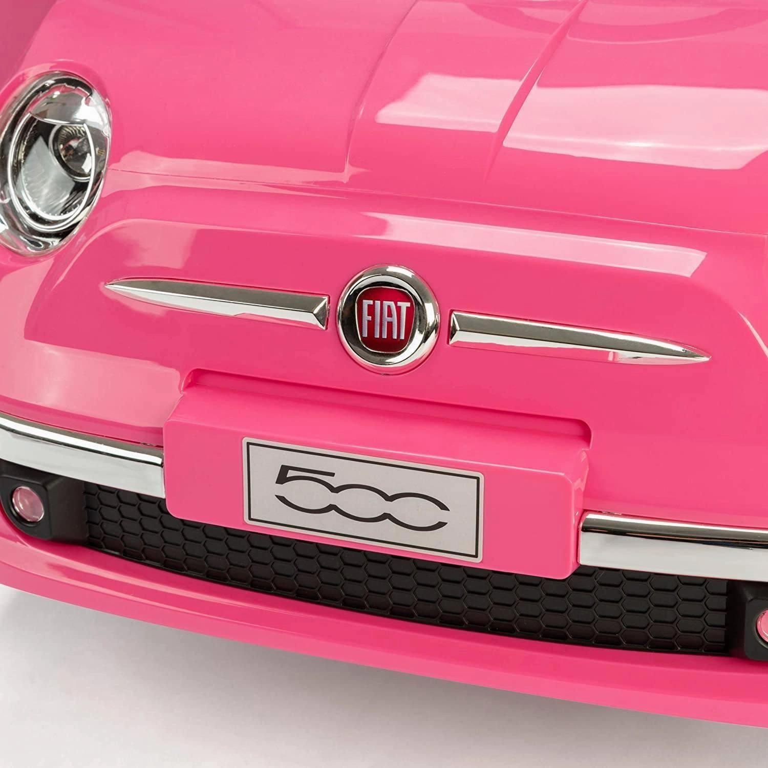 XOOTZ Fiat Kids Ride-On Car, Official Fiat 500, Pink