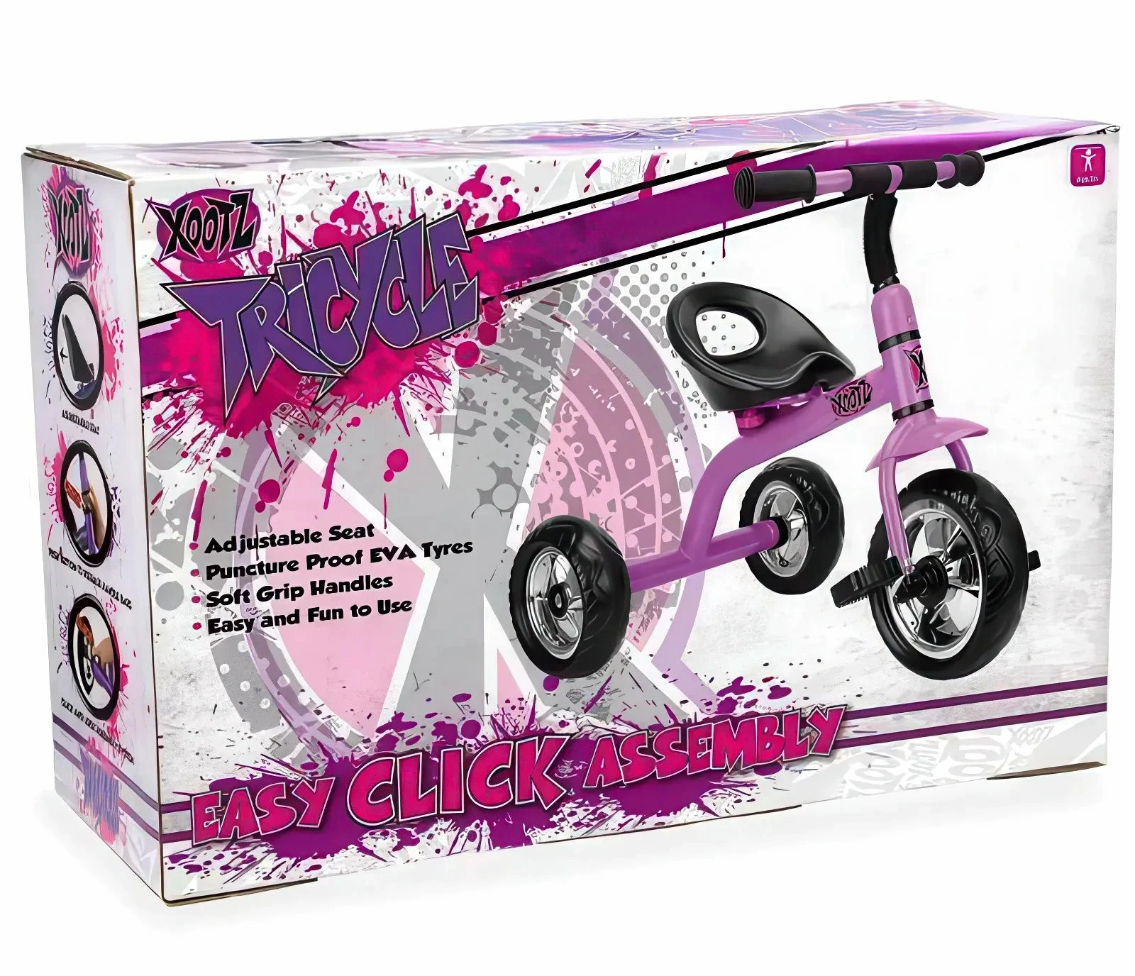 XOOTZ Kids Tricycle - Purple