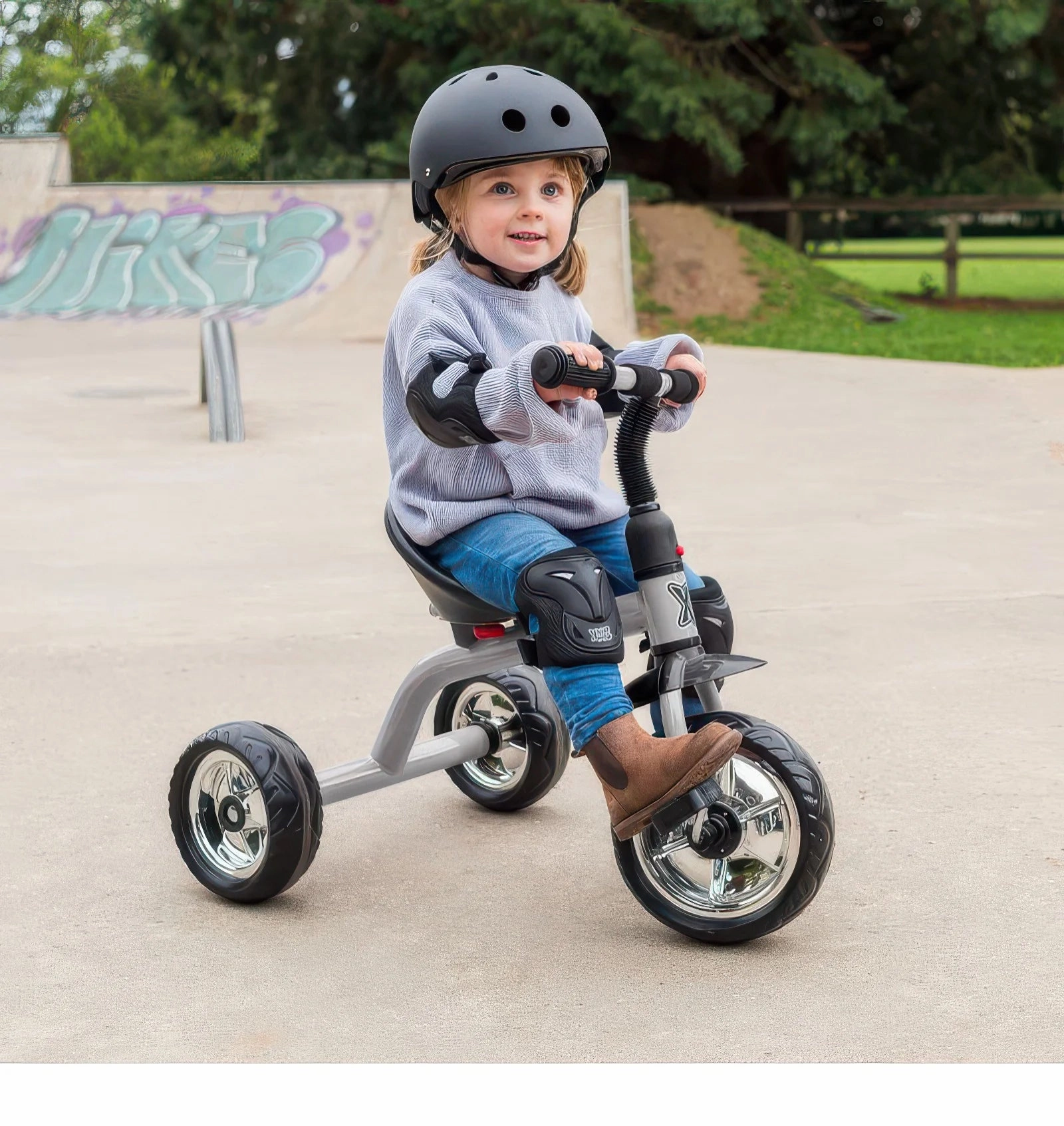 Xootz Trike Beginner Tricycle - Silver