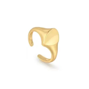 Bague chevalière ajustable Ania Haie Gold Arrow R049-02G Bijoux Ania Haie